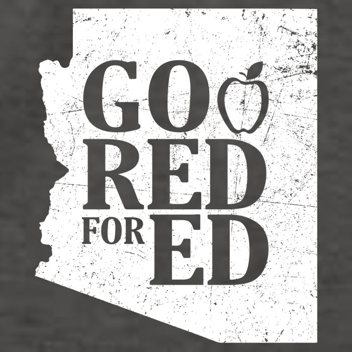 Go Red For Ed Distressed Vector Backpack