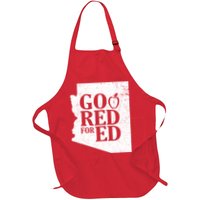 Go Red For Ed Distressed Apron