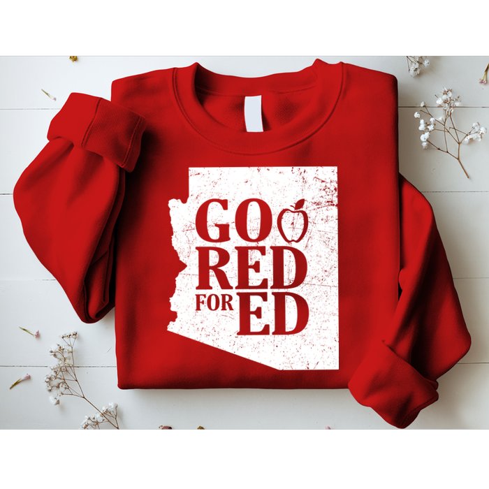 Go Red For Ed Distressed Sweatshirt
