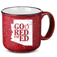 Go Red For Ed Distressed 15oz Campfire Ceramic Mug