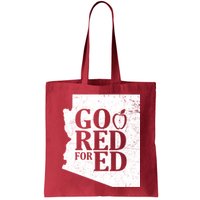 Go Red For Ed Distressed Bag