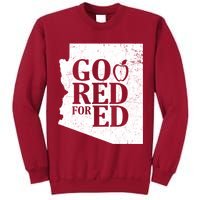 Go Red For Ed Distressed Tall Sweatshirt