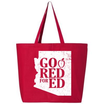 Go Red For Ed Distressed 25L Jumbo Tote