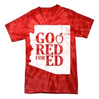 Go Red For Ed Distressed Tie-Dye T-Shirt