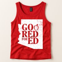 Go Red For Ed Distressed Tank Top