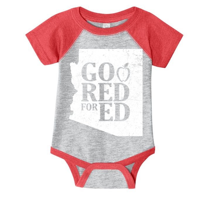 Go Red For Ed Distressed Infant Baby Jersey Bodysuit