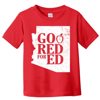 Go Red For Ed Distressed Toddler T-Shirt