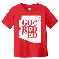 Go Red For Ed Distressed Toddler T-Shirt