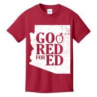 Go Red For Ed Distressed Kids T-Shirt
