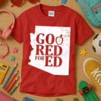 Go Red For Ed Distressed Kids T-Shirt
