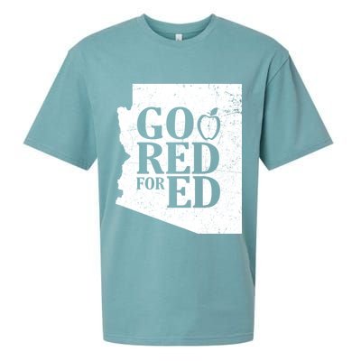 Go Red For Ed Distressed Sueded Cloud Jersey T-Shirt