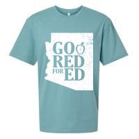 Go Red For Ed Distressed Sueded Cloud Jersey T-Shirt
