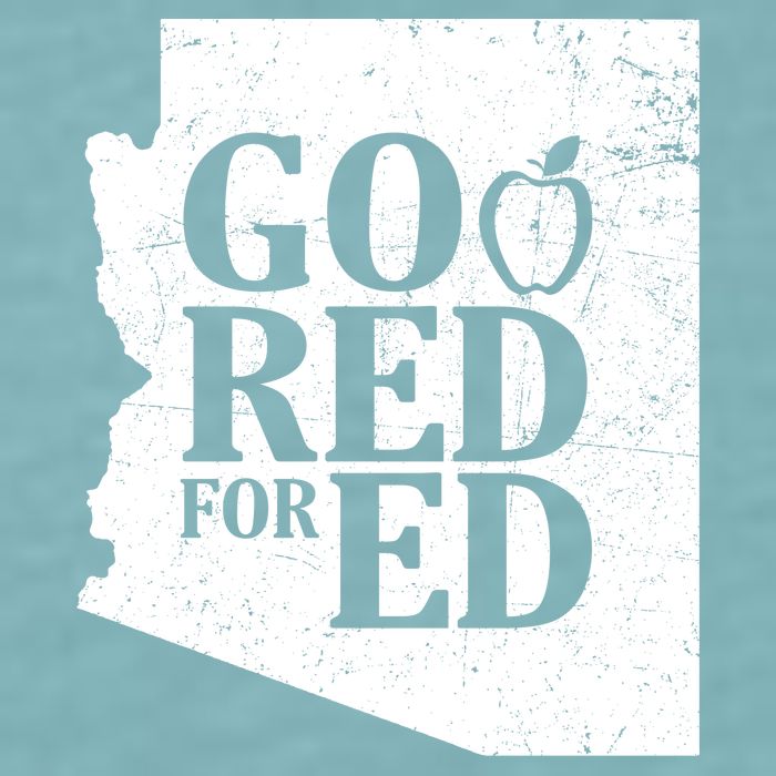 Go Red For Ed Distressed Sueded Cloud Jersey T-Shirt