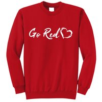 Go Red Heart Disease Awareness Sweatshirt