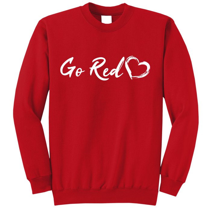 Go Red Heart Disease Awareness Sweatshirt