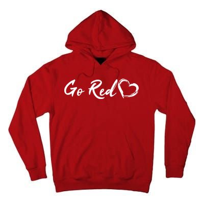 Go Red Heart Disease Awareness Tall Hoodie