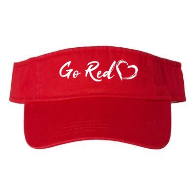 Go Red Heart Disease Awareness Valucap Bio-Washed Visor