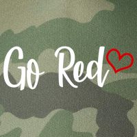 Go Red Heart Health Awareness Logo Legacy Tie Dye Trucker Hat