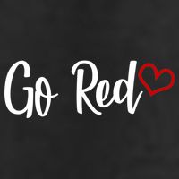 Go Red Heart Health Awareness Logo Beanie