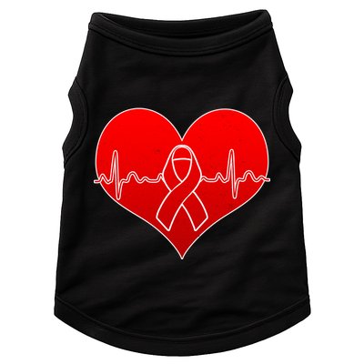 Go Red Heart Health Awareness Pulse Doggie Tank