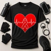 Go Red Heart Health Awareness Pulse Performance Shirt