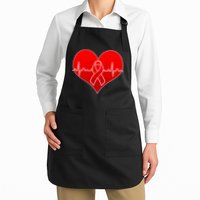 Go Red Heart Health Awareness Pulse Apron