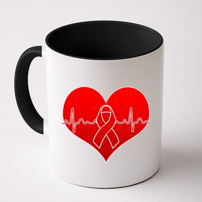 Go Red Heart Health Awareness Pulse Mug