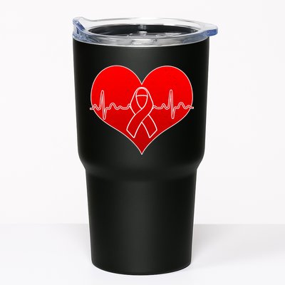 Go Red Heart Health Awareness Pulse Tumbler