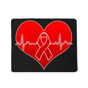 Go Red Heart Health Awareness Pulse Mousepad