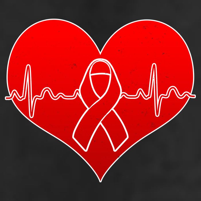 Go Red Heart Health Awareness Pulse Trucker Hat
