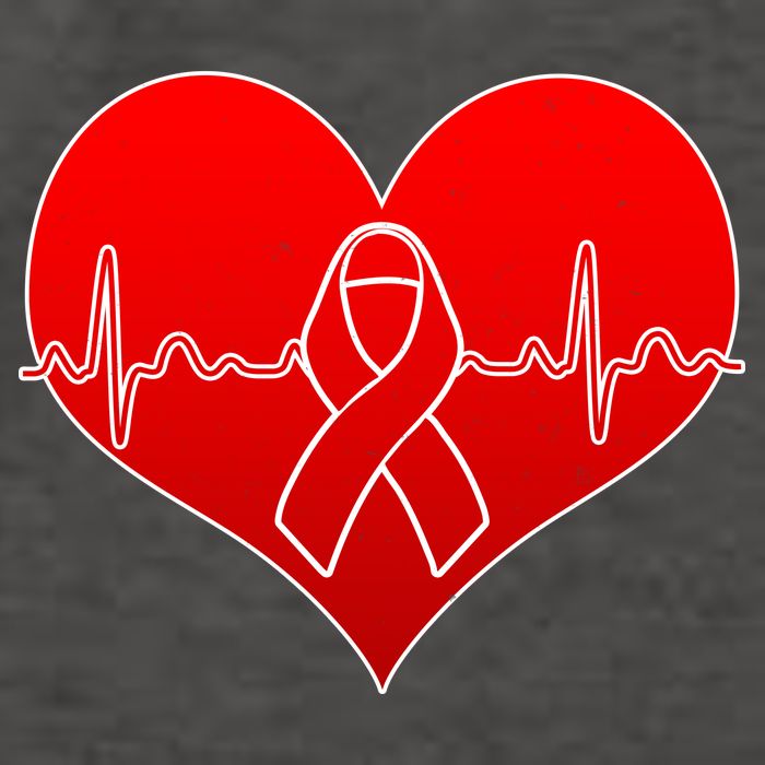 Go Red Heart Health Awareness Pulse Vector Backpack