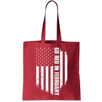 Go Red In February Heart Disease Awareness Flag Bag