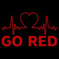 Go Red Pulse Heart Disease Awareness 16oz Travel Tumbler