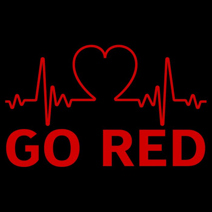 Go Red Pulse Heart Disease Awareness 16oz Travel Tumbler