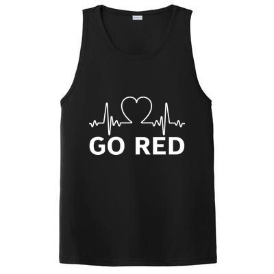 Go Red Pulse Heart Disease Awareness PosiCharge Competitor Tank