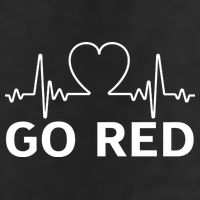Go Red Pulse Heart Disease Awareness Microfiber Hand Towel
