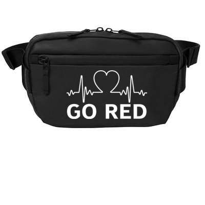 Go Red Pulse Heart Disease Awareness Crossbody Pack