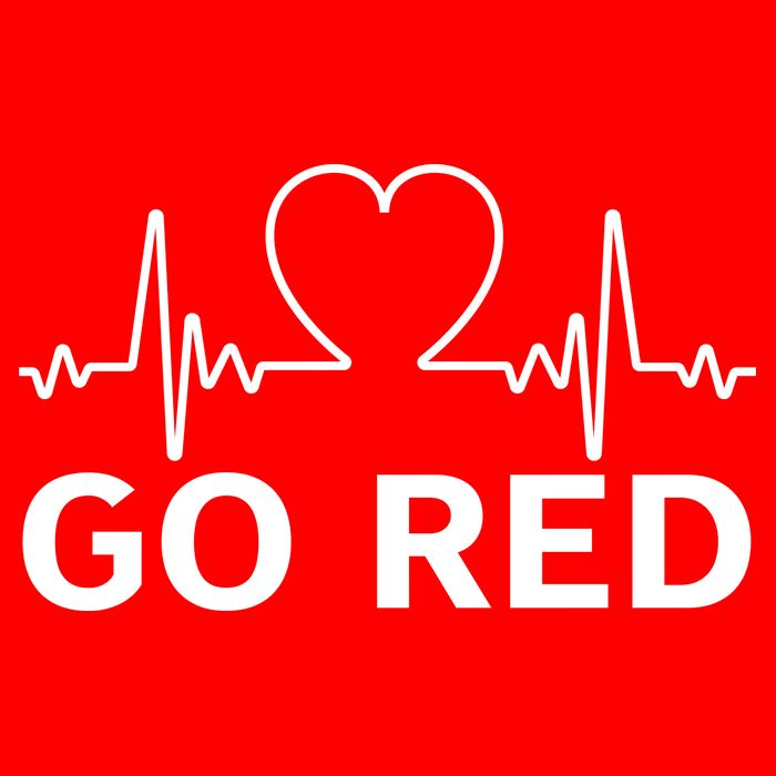Go Red Pulse Heart Disease Awareness Sweatshirt