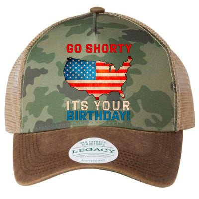 Go Shorty Its Your Birthday America 4th of July Legacy Tie Dye Trucker Hat