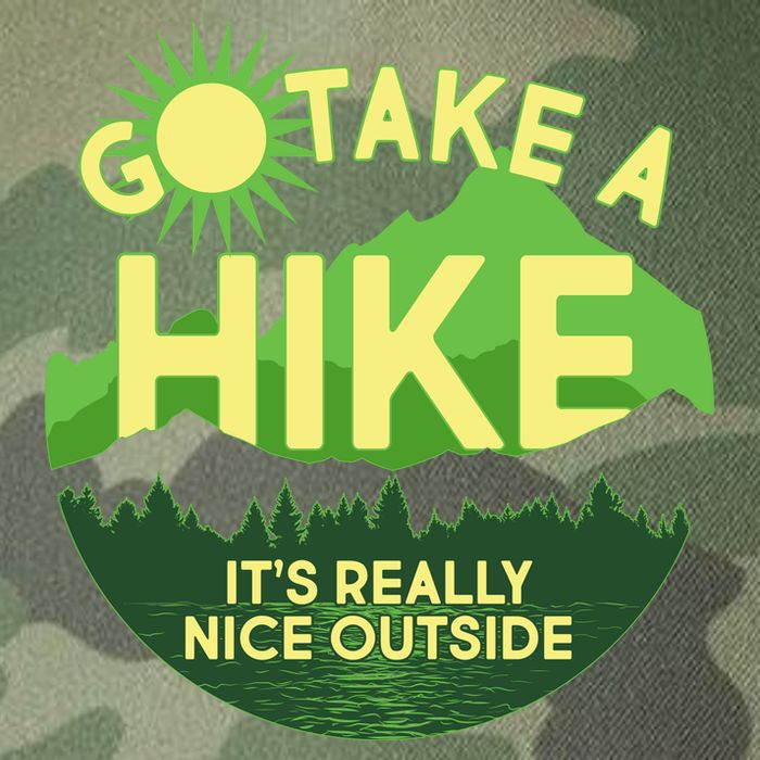 Go Take A Hike It's Really Nice Outside Legacy Tie Dye Trucker Hat