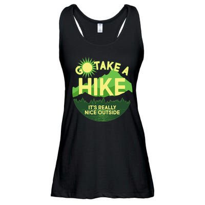 Go Take A Hike It's Really Nice Outside Ladies Essential Flowy Tank