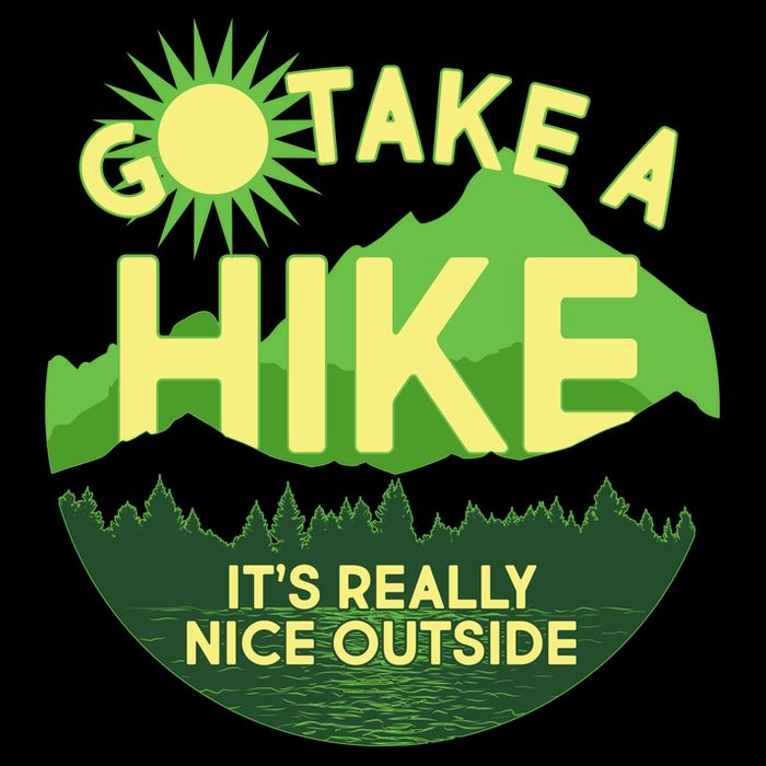 Go Take A Hike It's Really Nice Outside Flatbill Hat
