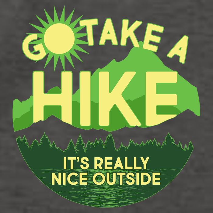 Go Take A Hike It's Really Nice Outside Vector Backpack