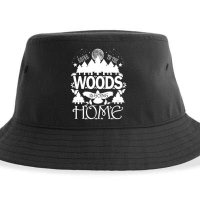 Go To The Woods Is Going Home Sustainable Bucket Hat