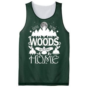 Go To The Woods Is Going Home Mesh Reversible Basketball Jersey Tank