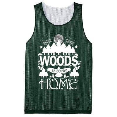 Go To The Woods Is Going Home Mesh Reversible Basketball Jersey Tank