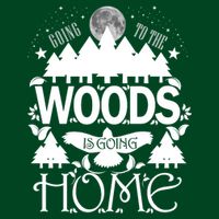 Go To The Woods Is Going Home Visor