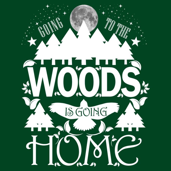 Go To The Woods Is Going Home Visor