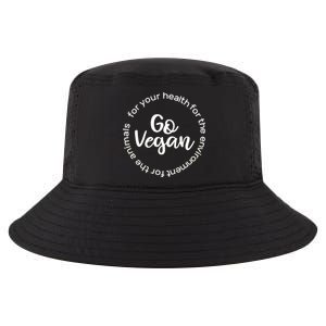 Go Vegan For Life Cool Comfort Performance Bucket Hat