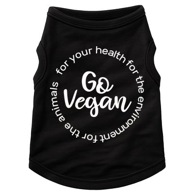 Go Vegan For Life Doggie Tank